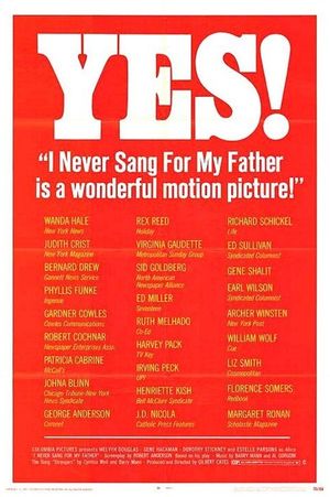 I Never Sang for My Father's poster