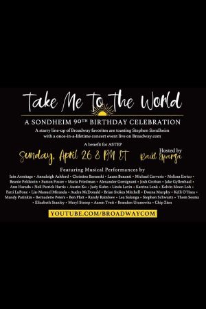 Take Me to the World: A Sondheim 90th Birthday Celebration's poster