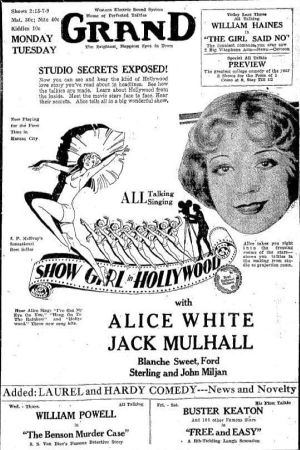 Show Girl in Hollywood's poster