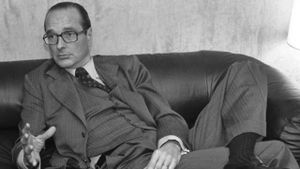 Being Jacques Chirac's poster