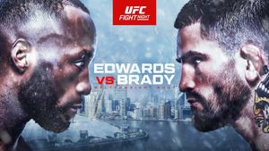UFC Fight Night 255: Edwards vs. Brady's poster