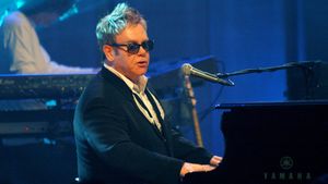 Elton John at the BBC's poster