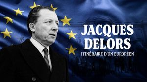 Jacques Delors, itinéraire d'un Européen's poster