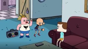 Clarence’s Stormy Sleepover's poster