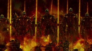 Giant God Warrior Appears in Tokyo's poster
