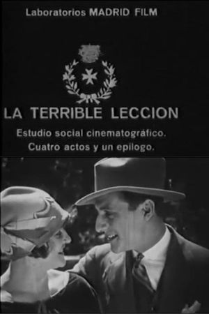 La terrible lección's poster