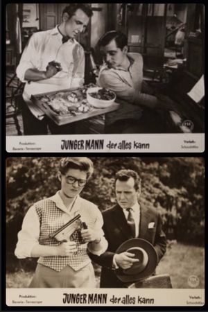 Junger Mann, der alles kann's poster