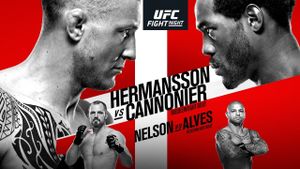 UFC Fight Night 160: Hermansson vs. Cannonier's poster