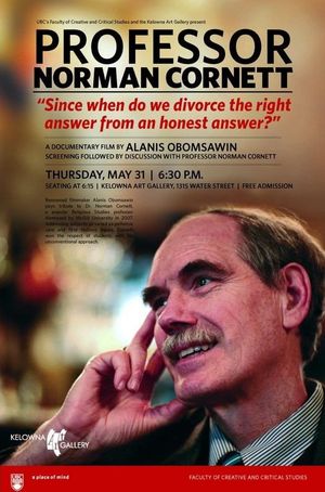 Professor Norman Cornett: 'Since when do we divorce the right answer from an honest answer?''s poster