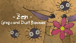 Zen - Grogu and Dust Bunnies's poster