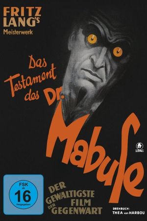 The Testament of Dr. Mabuse's poster