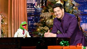 Michael Bublé's Christmas in the City's poster