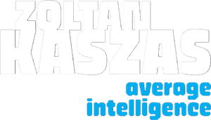 Zoltan Kaszas: Average Intelligence's poster