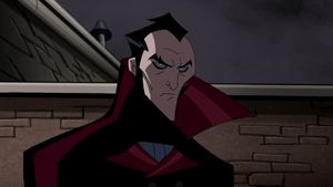 The Batman vs. Dracula's poster