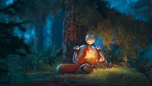 The Wild Robot's poster