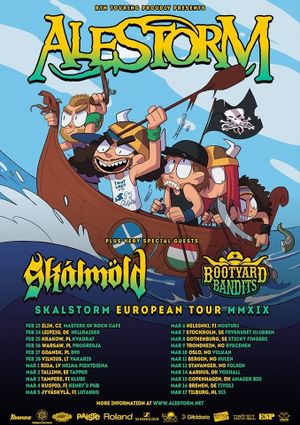 Alestorm - Live in Tilburg's poster