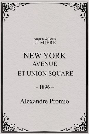 New York, Avenue et Union Square's poster