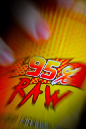 95% RAW's poster