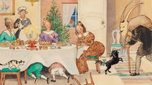 Petter's and Lotta's Christmas's poster