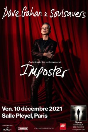 Dave Gahan & Soulsavers : Salle Pleyel, Paris's poster