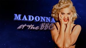 Madonna at the BBC's poster