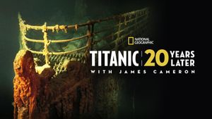 Titanic: 20 Years Later with James Cameron's poster