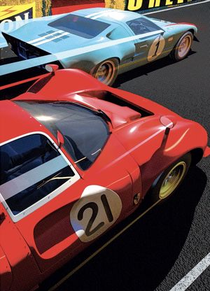 Ford v Ferrari's poster