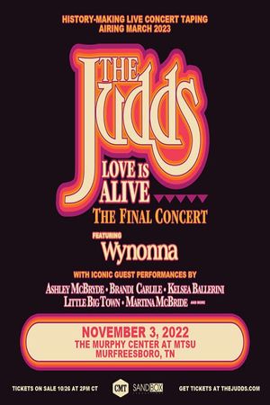 The Judds: Love Is Alive - The Final Concert's poster