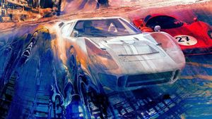 Ford v Ferrari's poster