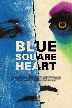 Blue Square Heart's poster