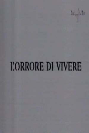 L'orrore di vivere's poster