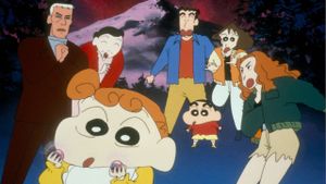 Crayon Shin-chan: Pursuit of the Balls of Darkness's poster
