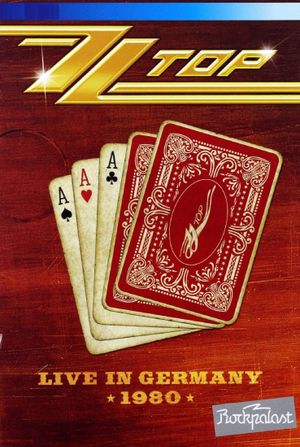 ZZ Top: Live in Germany 1980's poster