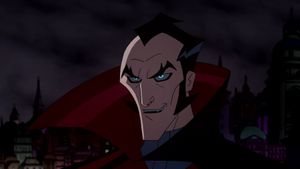 The Batman vs. Dracula's poster