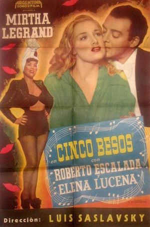 Cinco besos's poster