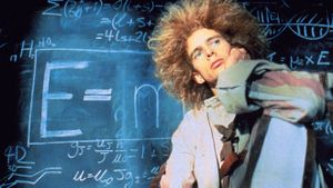 Young Einstein's poster