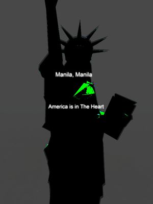 Manila, Manila/America is in The Heart's poster
