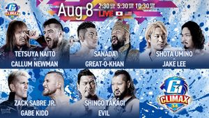 NJPW G1 Climax 34: Day 13's poster