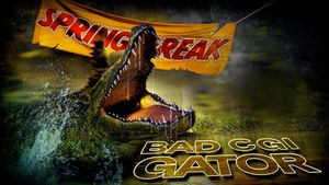 Bad CGI Gator's poster