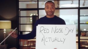 Red Nose Day Actually's poster