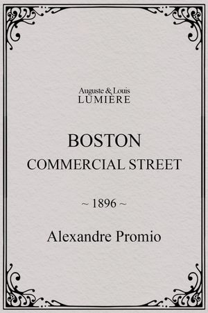Boston, Commercial Street's poster