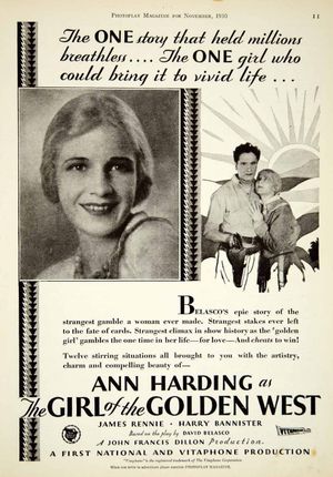 The Girl of the Golden West's poster