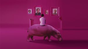 The Hippopotamus's poster
