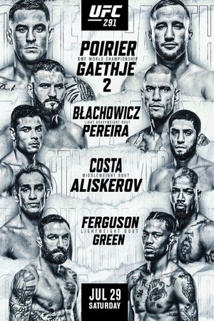 UFC 291: Poirier vs. Gaethje 2's poster