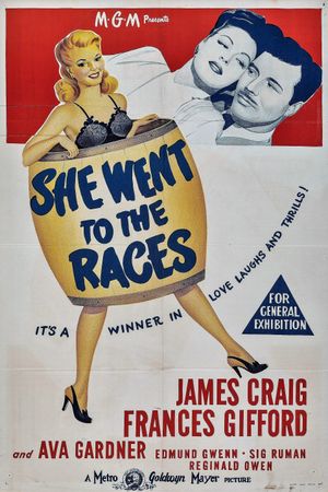 She Went to the Races's poster