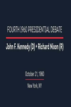 1960 Fourth Presidential Debate's poster