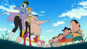 Crayon Shin-chan: Very Tasty! B-class Gourmet Survival!!'s poster