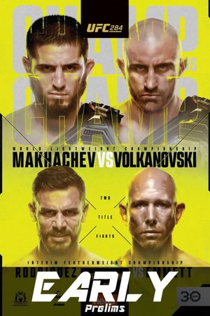 UFC 284: Makhachev vs. Volkanovski's poster