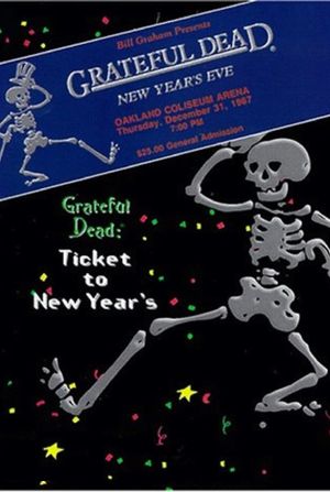 Grateful Dead: Ticket to New Year's Eve Concert's poster