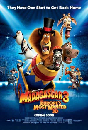 Madagascar 3: Europe's Most Wanted's poster